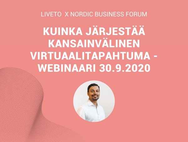 Kuinka järjestää kansainvälinen virtuaalitapahtuma -webinaari