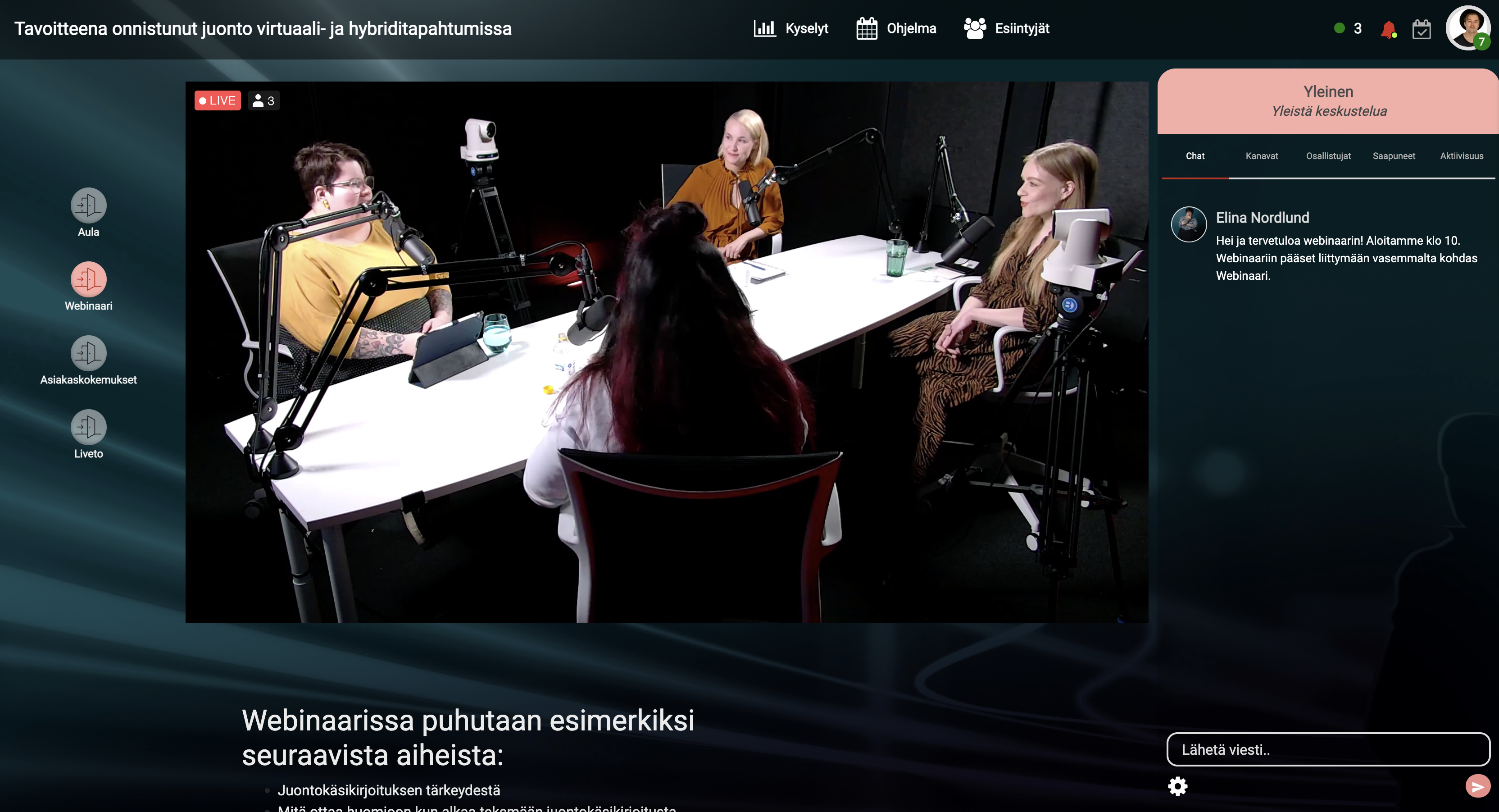 Webinaari 1.6. lähetys