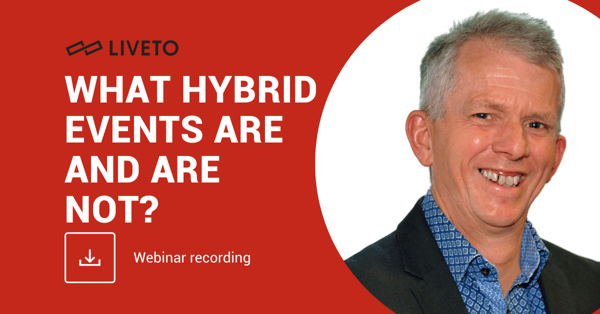 What hybrid events are and are not?