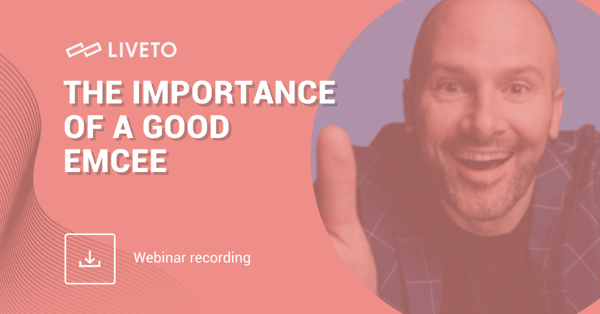 Webinar 38 The importance of a good emcee