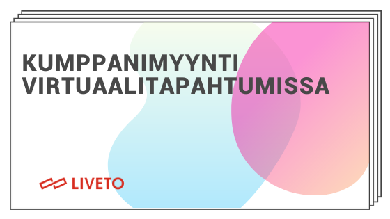 Kumppanimyynti virtuaalitapahtumissa