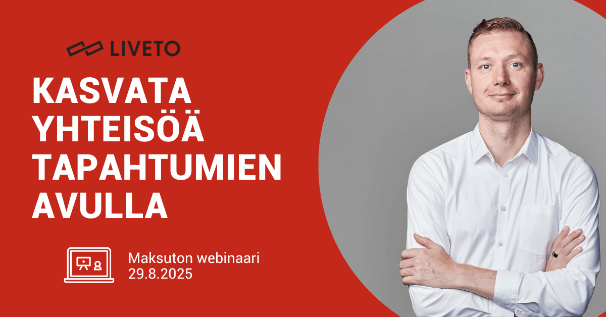 Kasvata tapahtumia yhteisön avulla -webinaari