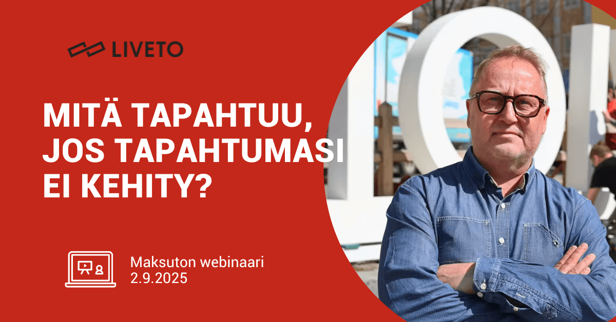 Mitä tapahtuu, jos tapahtumasi ei kehity? -webinaarin kansikuva